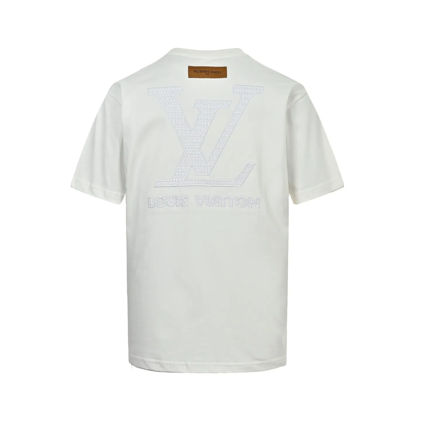 Louis Vuitton/Louis Vuitton chest dark pattern old flower embroidered short sleeves